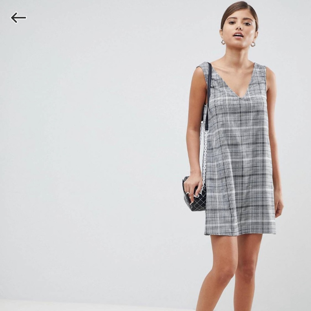 B&W Plaid Dress